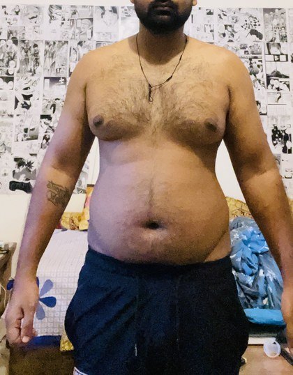 Before: a SEHATist member photographed before starting a plan.